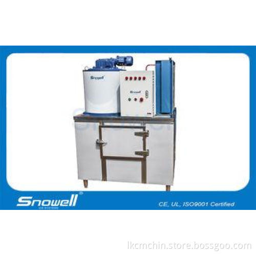 Air Cooling 1000KG/24hrs Stainless Steel Flake Ice Machine